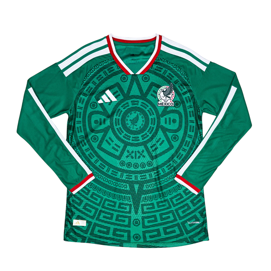 Manga larga Mexico Local Mundial - 2026