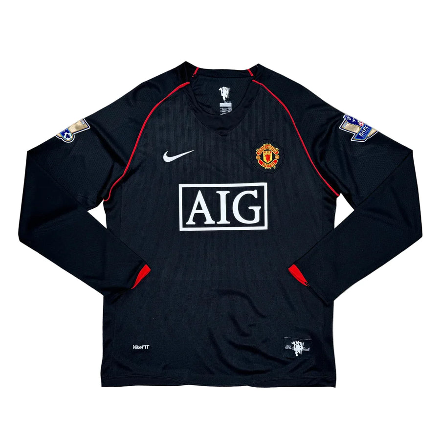 Manchester United Visitante 2007/2008 Manga larga