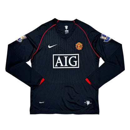 Manchester United Visitante 2007/2008 Manga larga