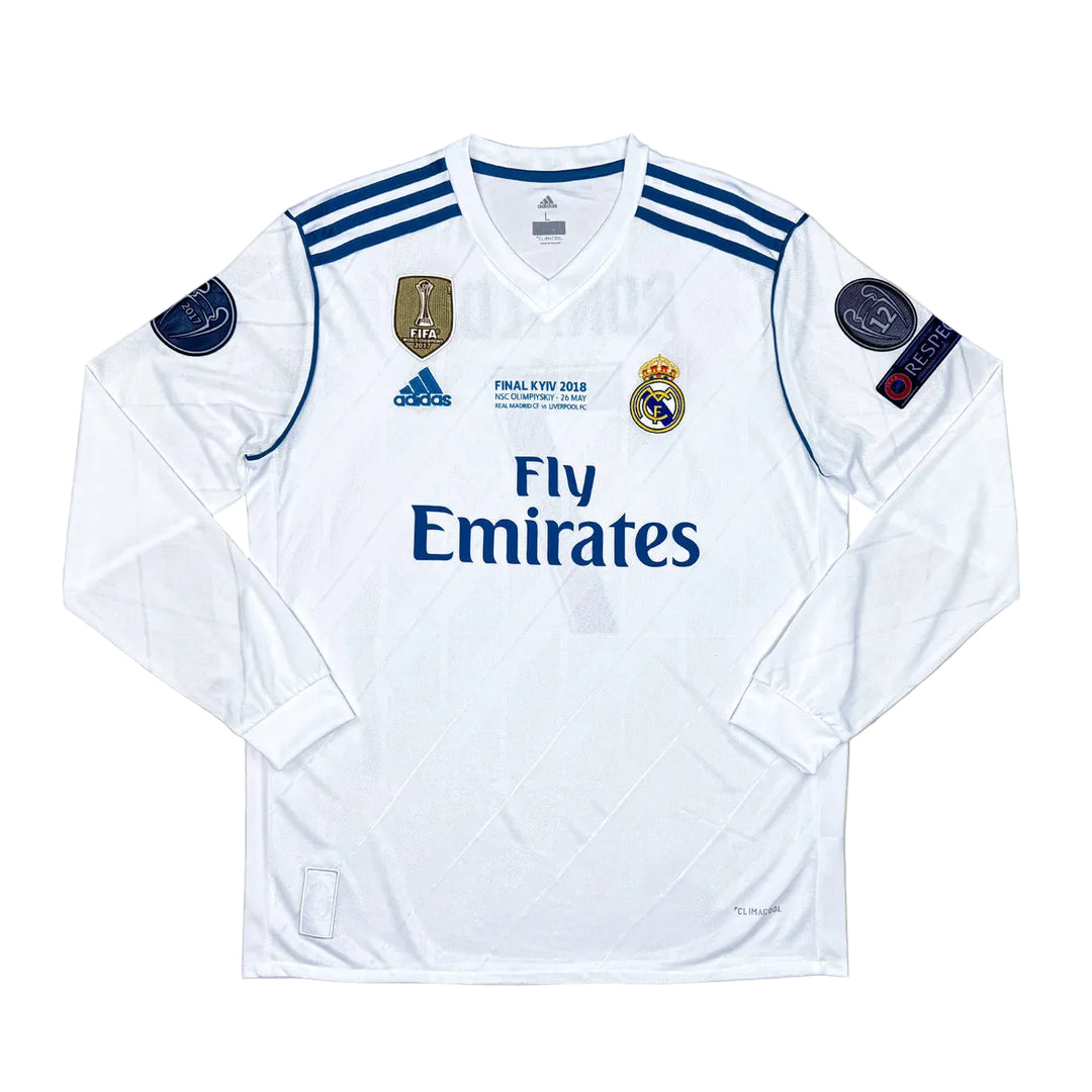 Real Madrid Local 17/18 Manga Larga