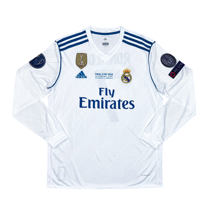 Real Madrid Local 2017/2018 Manga Larga