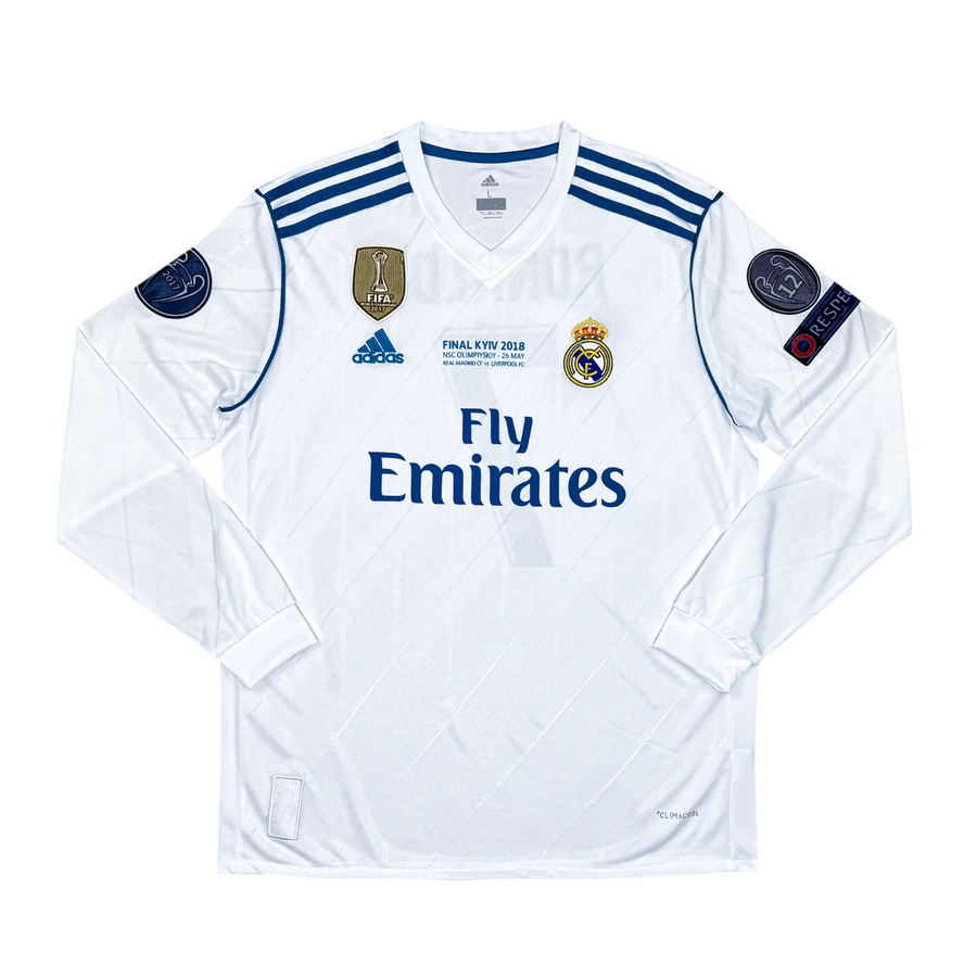 Real Madrid Local 2017/2018 Manga Larga