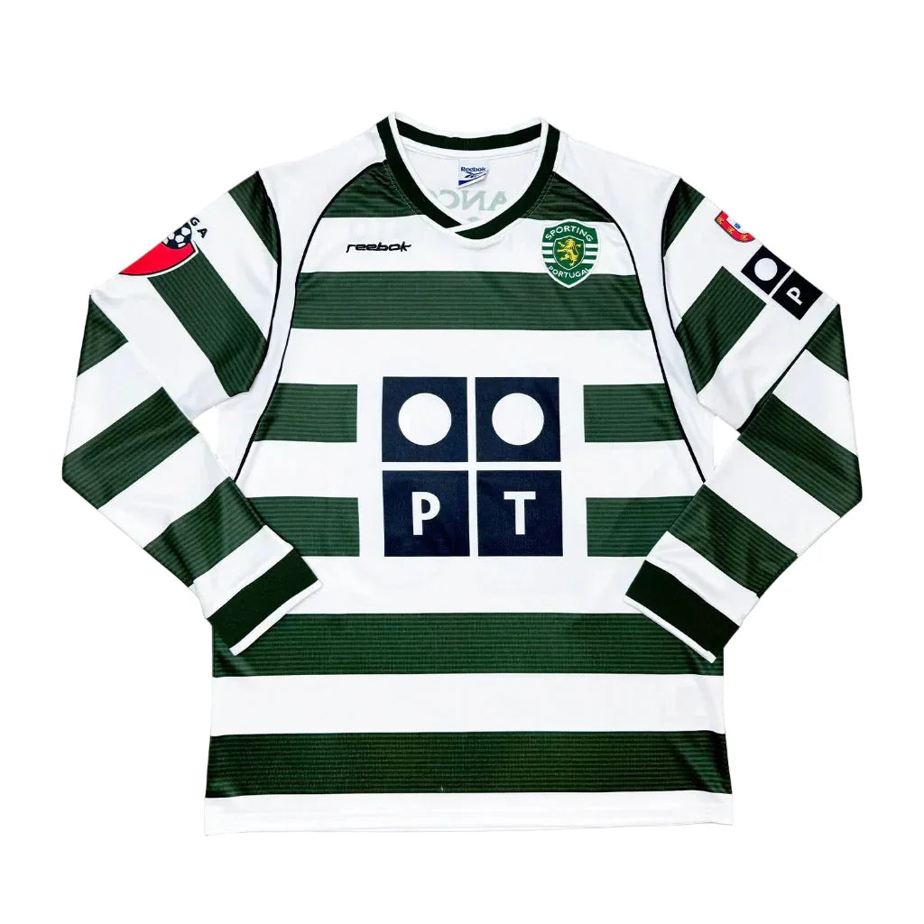 Sporting Lisboa Local 2002/2003 Manga Larga
