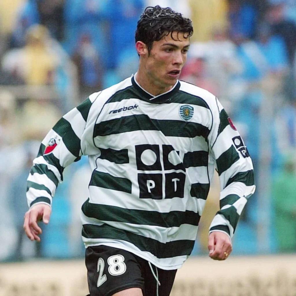 Sporting Lisboa Local 2002/2003 Manga Larga