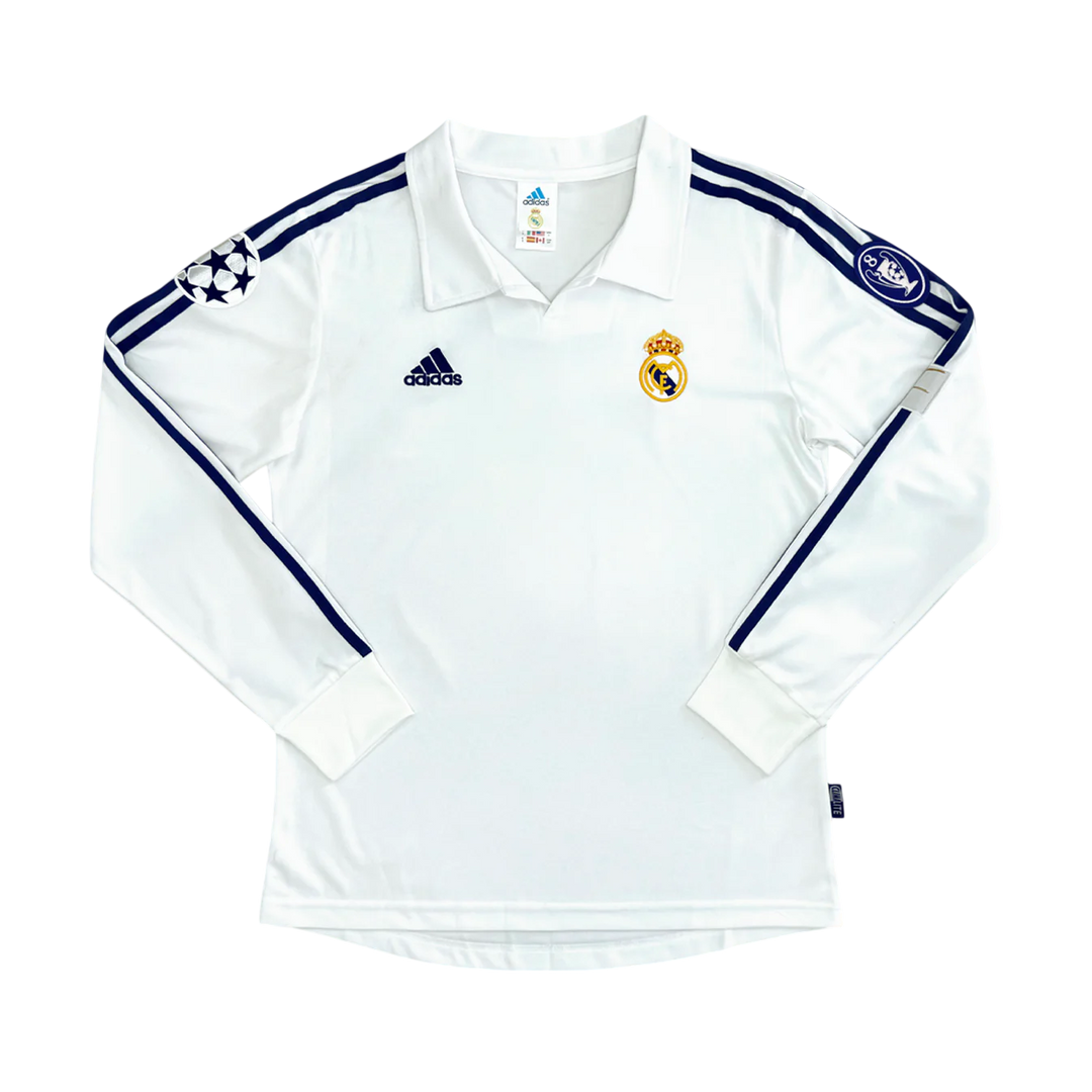 Real Madrid Local 2001/2002 Manga Larga